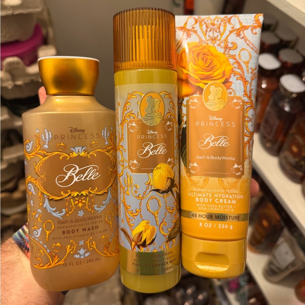 Disney Princess Belle Bath & Body Works Collection - Body Care Trio